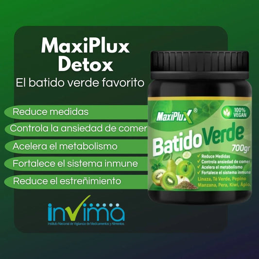 MaxiPlux Detox: Vitalidad y Bienestar en un Batido