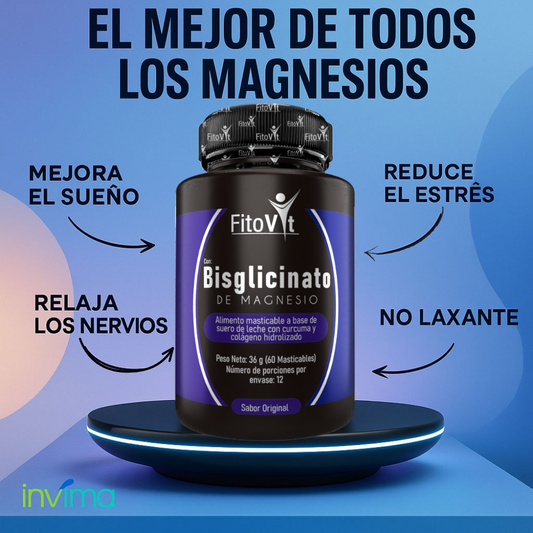 Bisglicinato de Magnesio: Descanso Profundo y Vitalidad