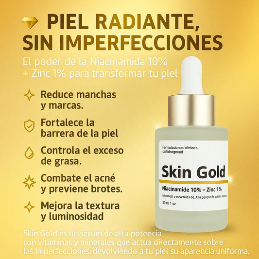 Serum Piel Perfecta: Niacinamide al 10% con Zinc 1%