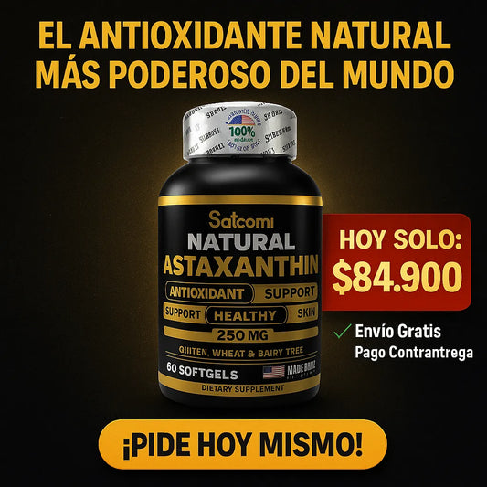 Astaxantina: Recupera el poder de tu vista, piel y energía.