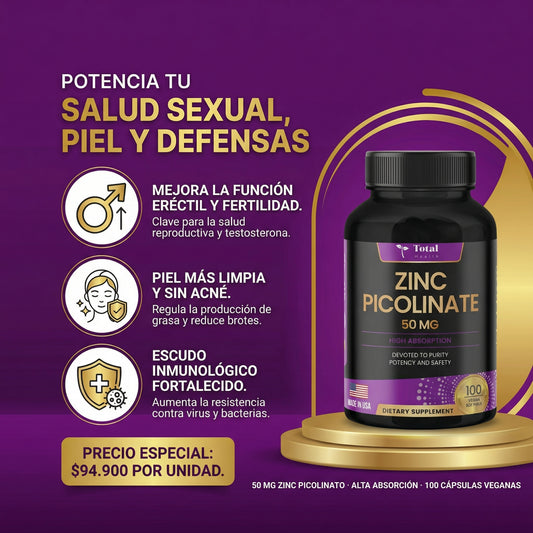 Zinc Picolinate -  Mayor absorción, mejores resultados