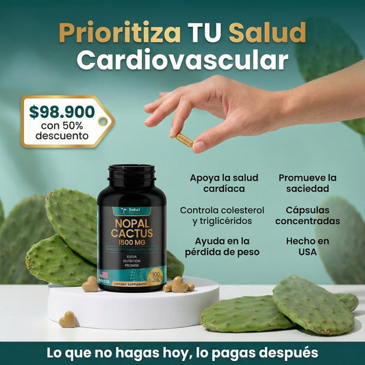 Nopal Balance - Azúcar, Colesterol y Antojos bajo control.